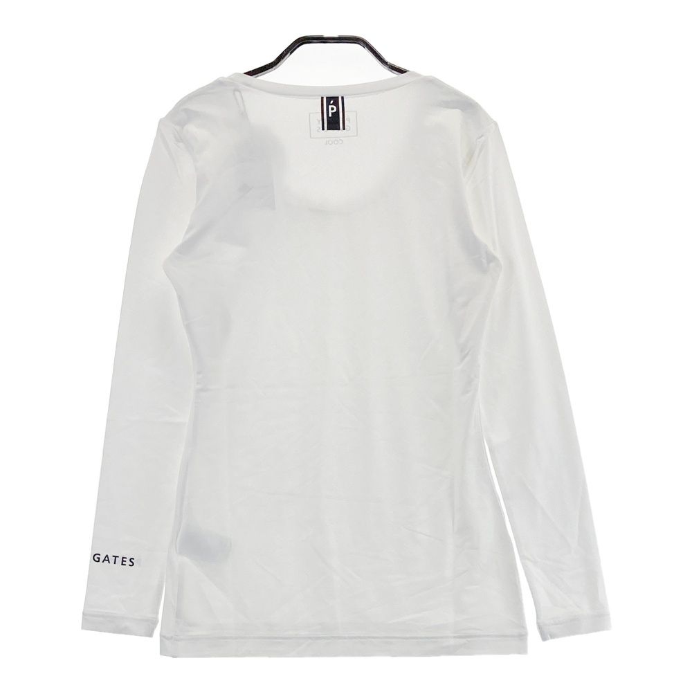 サイズ 1 PEARLY GATES パーリーゲイツ モデル 長袖インナーTシャツ メッシュ ホワイト系 ゴルフウェア レディース ストスト