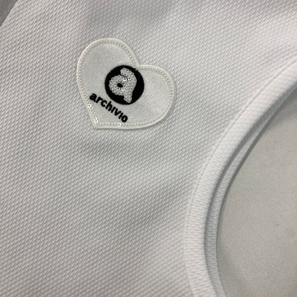 サイズ：36 ARCHIVIO アルチビオ 2023年モデル ノースリーブポロシャツ