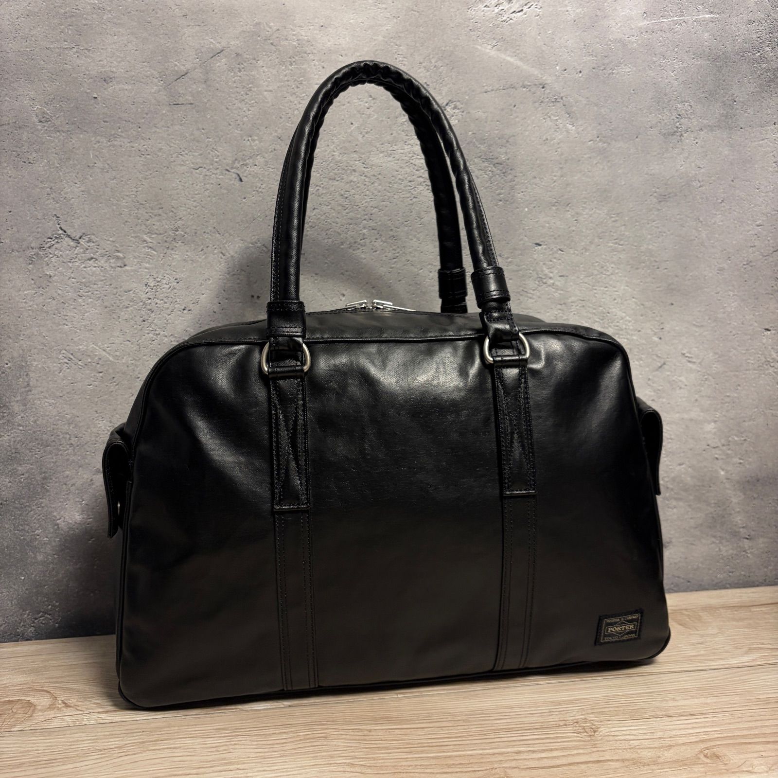 【極美品】PORTER ボストンバッグ ブラック ✨極美品 PORTER ポーター フリースタイル ボストンバッグ ブラック