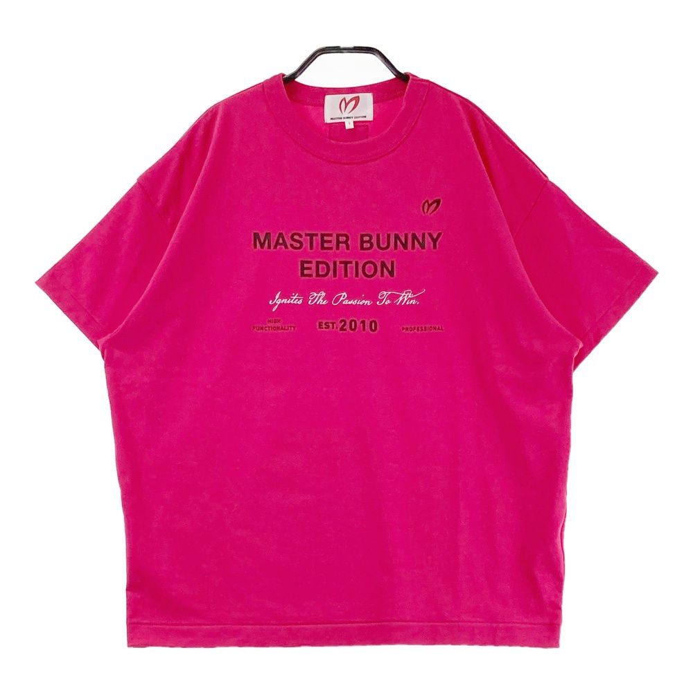 サイズ 1 MASTER BUNNY EDITION マスターバニーエディション モデル 半袖Tシャツ ピンク系 ゴルフウェア レディース ストスト