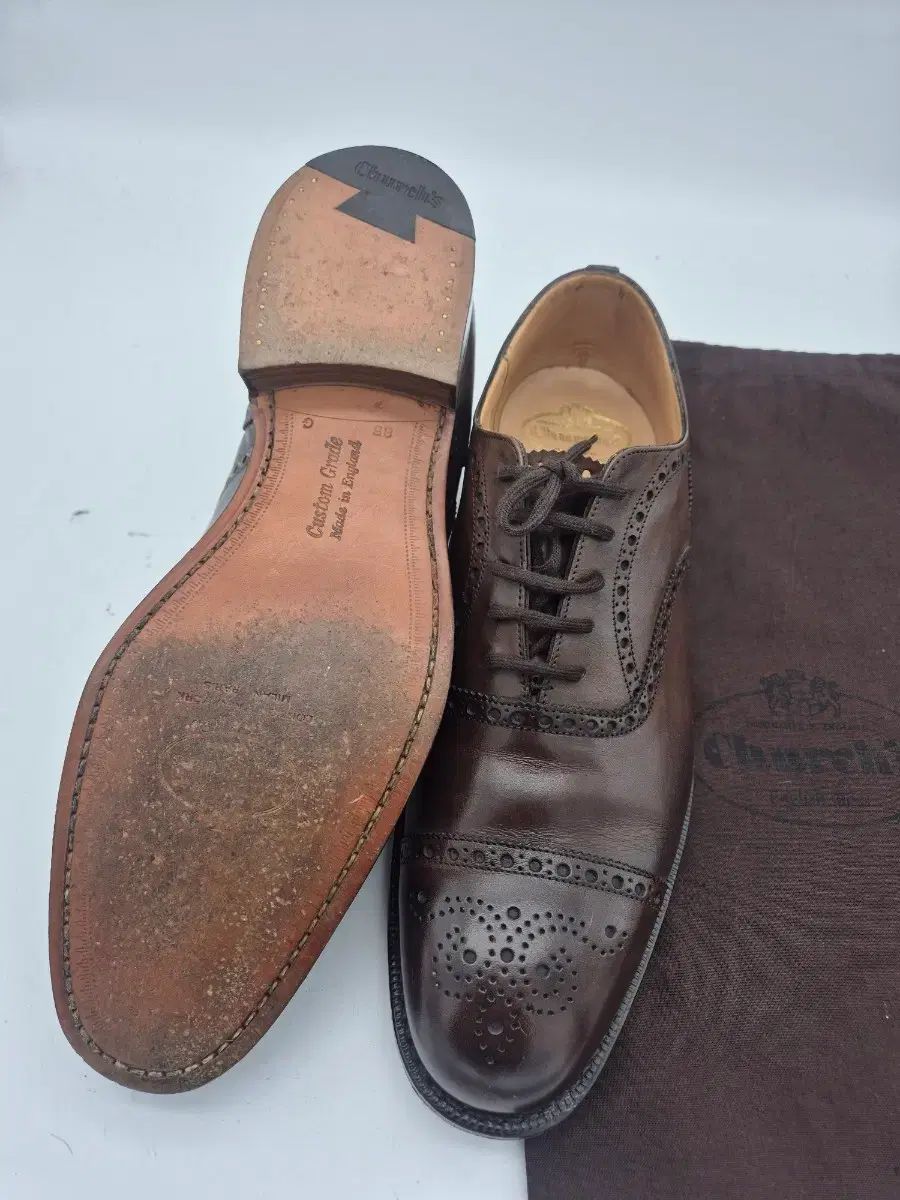 Church s チャーチ ブラウン ウイングチップ 靴 275 サイズ