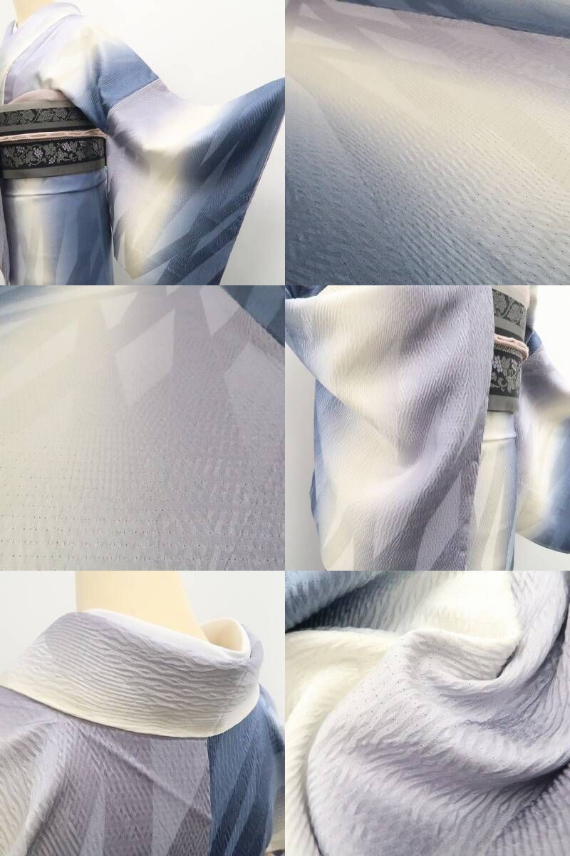  ❁tomihisa❁ 暈し 着物 正絹 小紋で叶う自分磨きの新たな冒険 仕付け糸付 トールサイズ 小紋 7423 小紋 着物