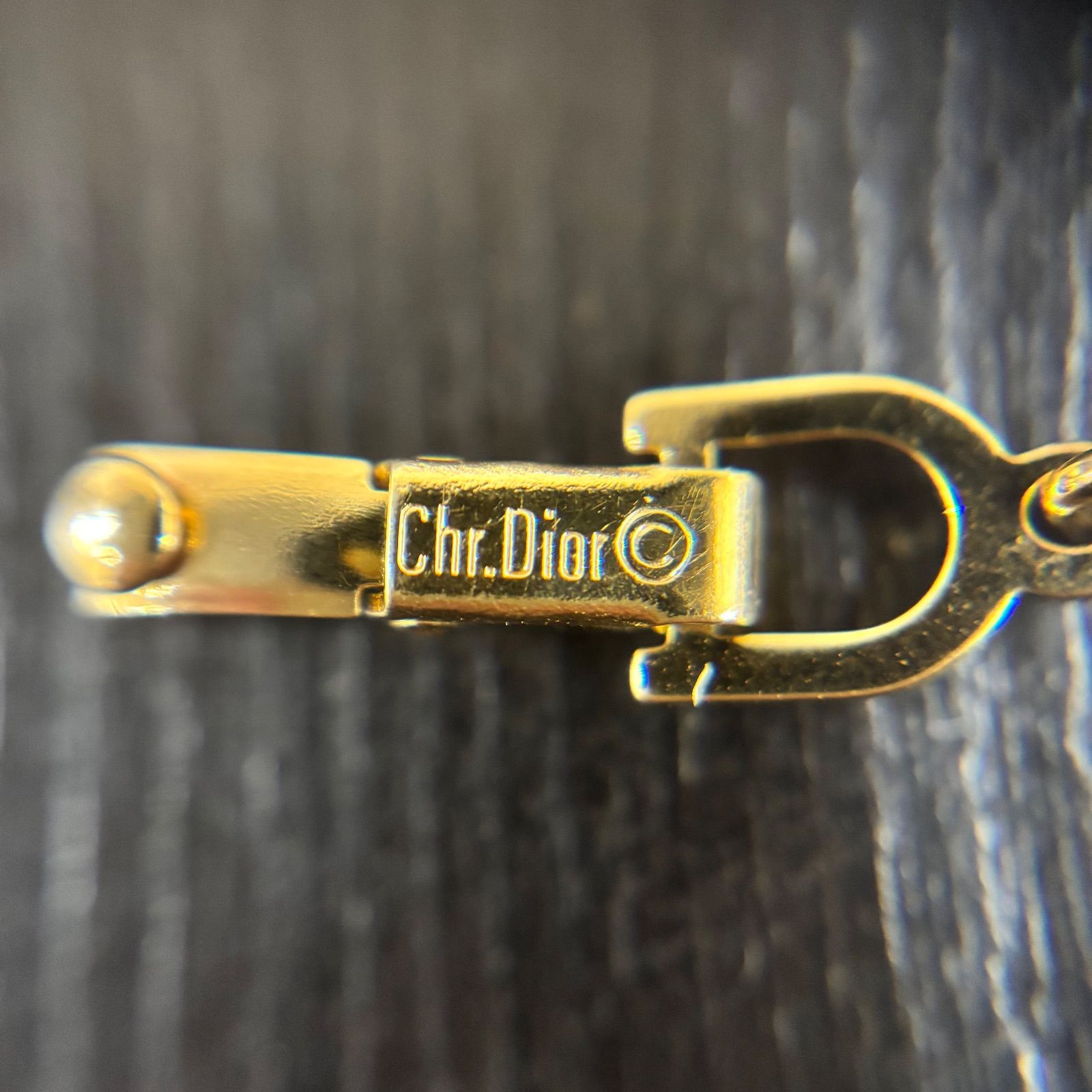 ◼︎ 美品 Dior ブレスレット CDロゴ ゴールド金具 刻印有り - メルカリ