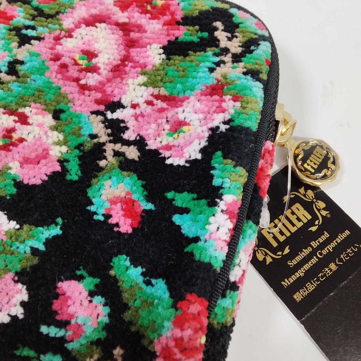 GM7702△*未使用4点セット*FEILER フェイラー*シュニール織り*ハンカチ*オルセー美術館展/笛を吹く少年*ラベンダー/花柄/桜/鳥/蝶*ケース付