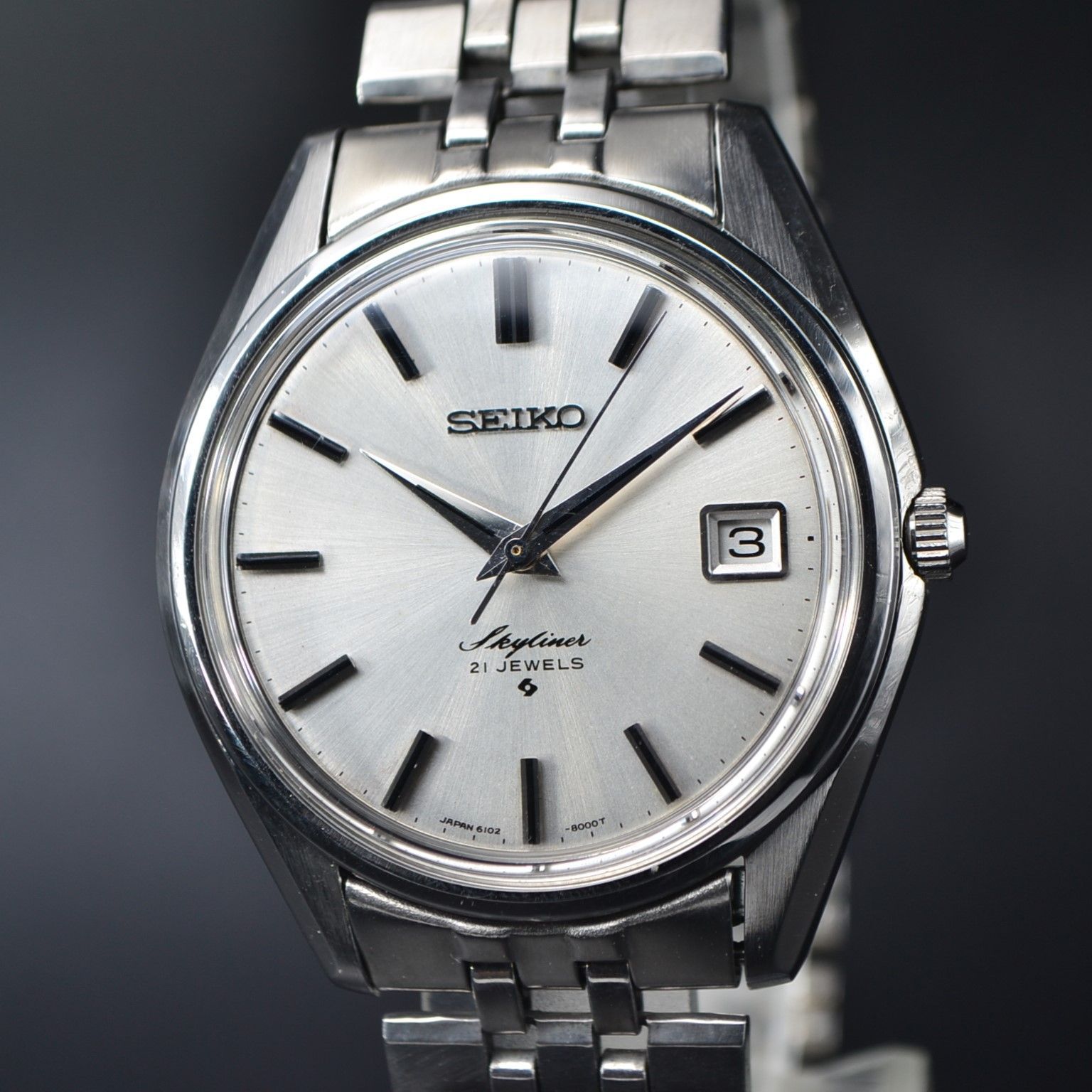 OH済 SEIKO スカイライナー 6102 手巻き - メルカリ