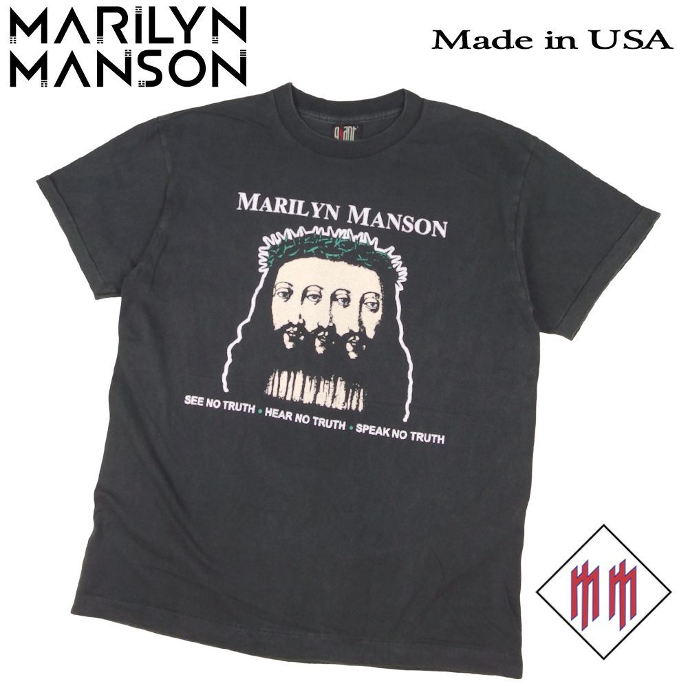 356 MARILYN MANSON マリリンマンソン Tシャツ ブラック Lサイズ 美品