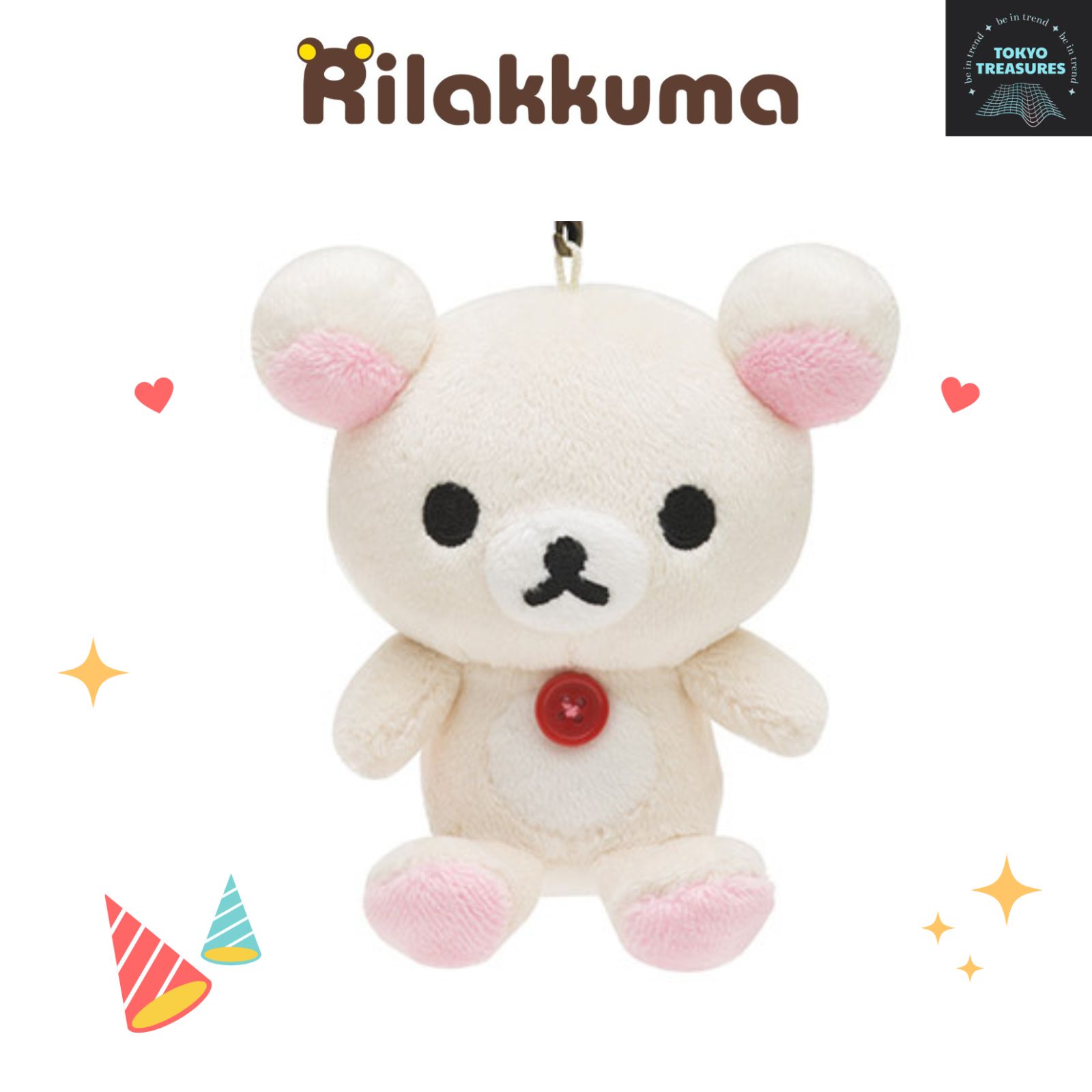 コリラックマ ぬいぐるみ キーホルダー サンエックス公式 サンエックス リラックマ おでかけぬいぐるみキーホルダー