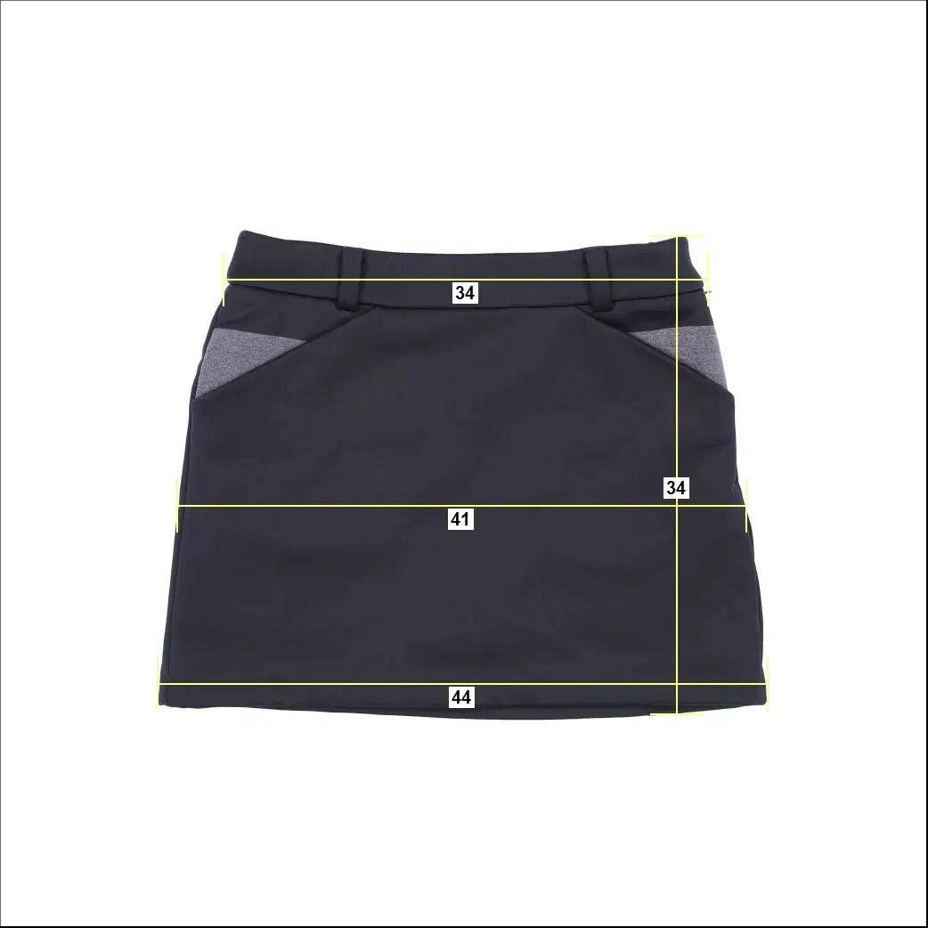 Titleist ブラック ゴルフスカート 61(24) Titleist(タイトリスト) レディース ゴルフ 起毛 冬 スカート