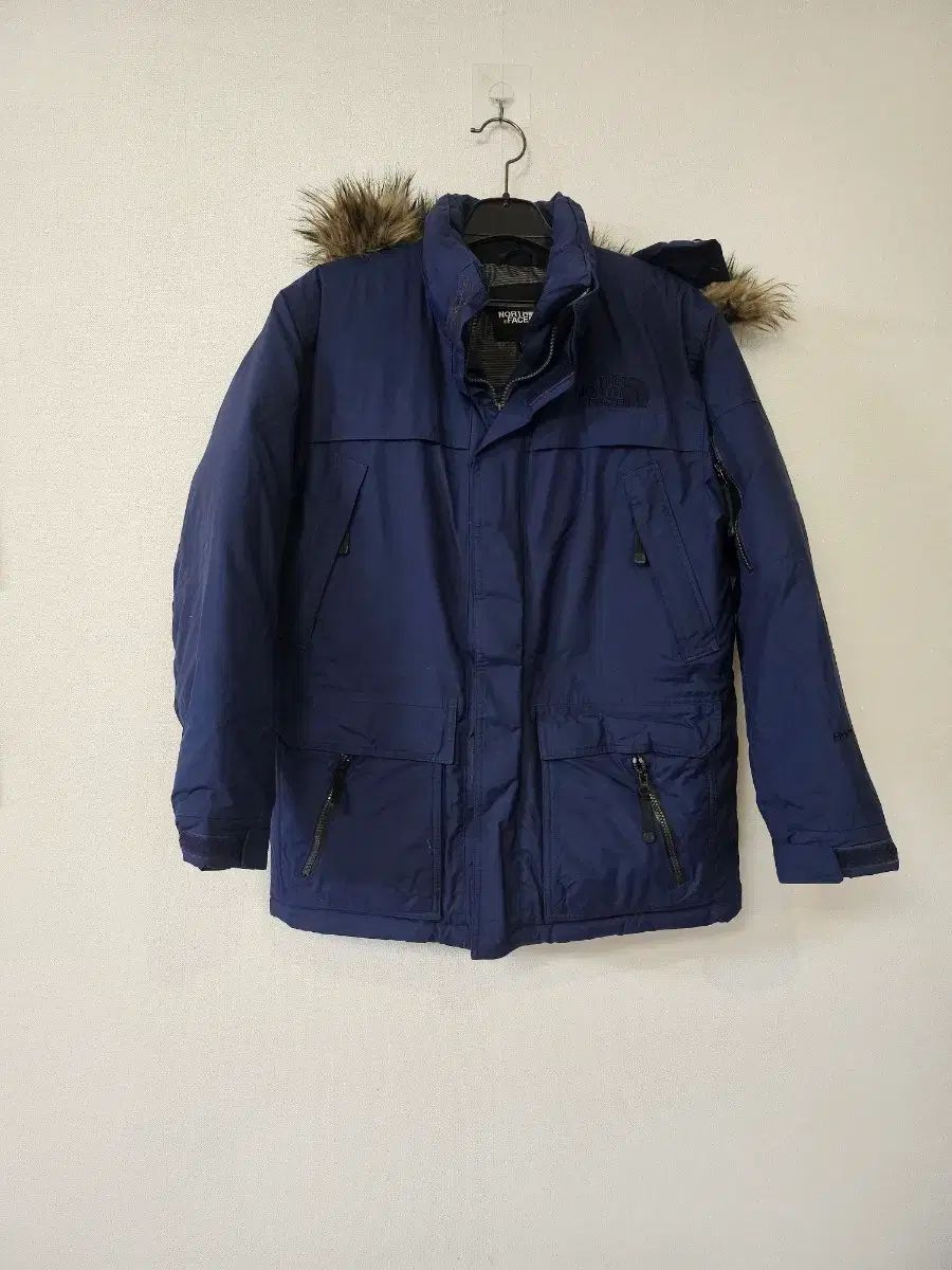 THE NORTH FACE ザノースフェイス ネイビー ダウン アウター フード