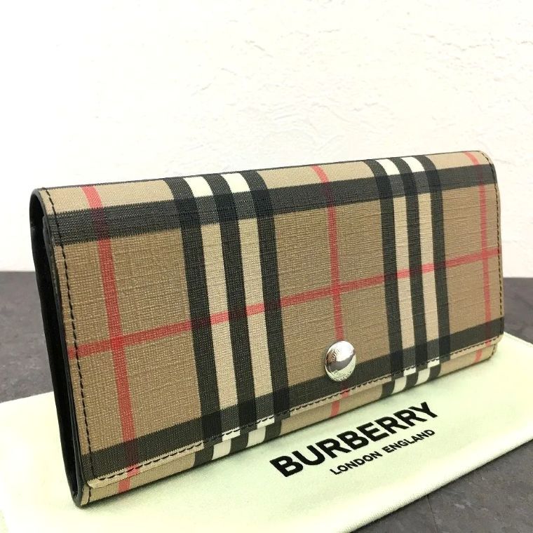 み 長財布 ノバチェック 536