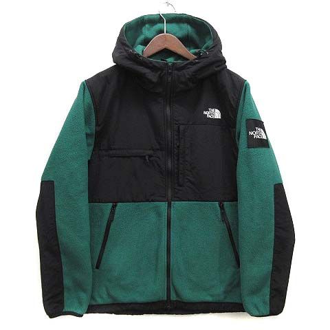 ザノースフェイス THE NORTH FACE デナリ フーディ ジャケット フリース Denali Hoodie JKT NA 72452 2025 FW 静電気防止 グリーン ブラック 緑 黒 M