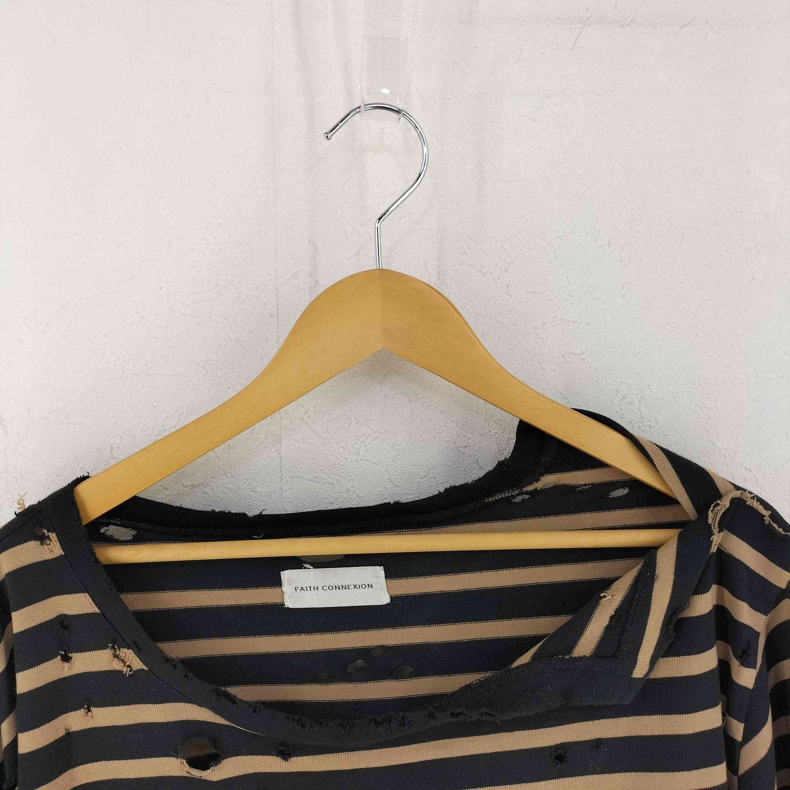 フェイスコネクション FAITH CONNEXION グランジ ダメージ加工オーバー