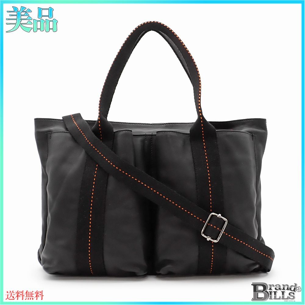 エルメス キャラバンホリゾンタルMM ハンドバッグ ショルダーバッグ