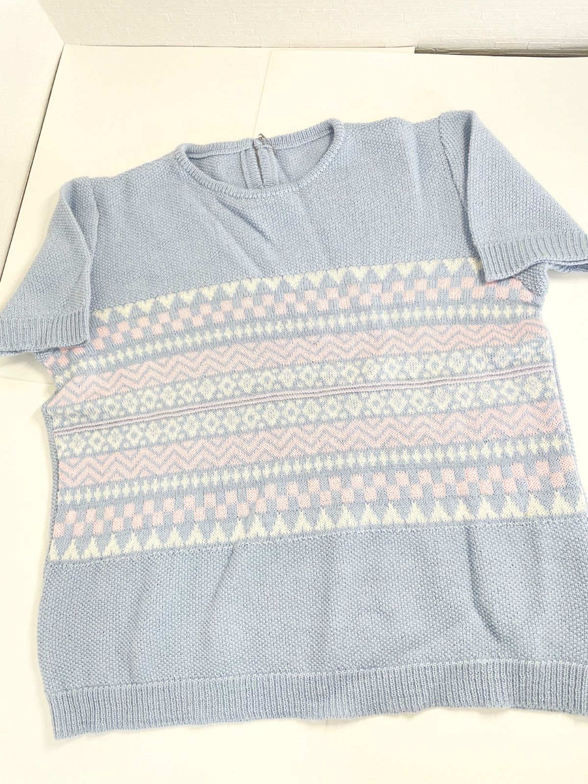 新品未使用品】 Courreges クレージュ ニット セーター ブルー