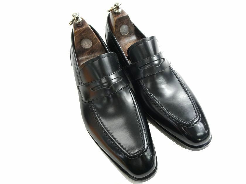 MODELLO モデロ Madras マドラス 本革 Uチップ レザーシューズ ローファー  コインローファー スリッポン ビジネスシューズ 革靴 DM5127 定1.7万 ブラック 24.5▲032▼20422k24 thumbnail 3