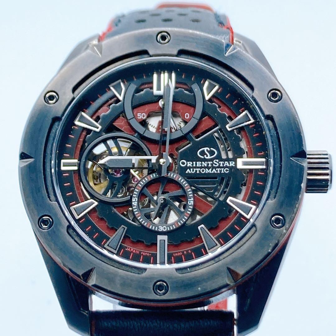 618 オリエントスター アバンギャルド スケルトン 自動巻き 腕時計