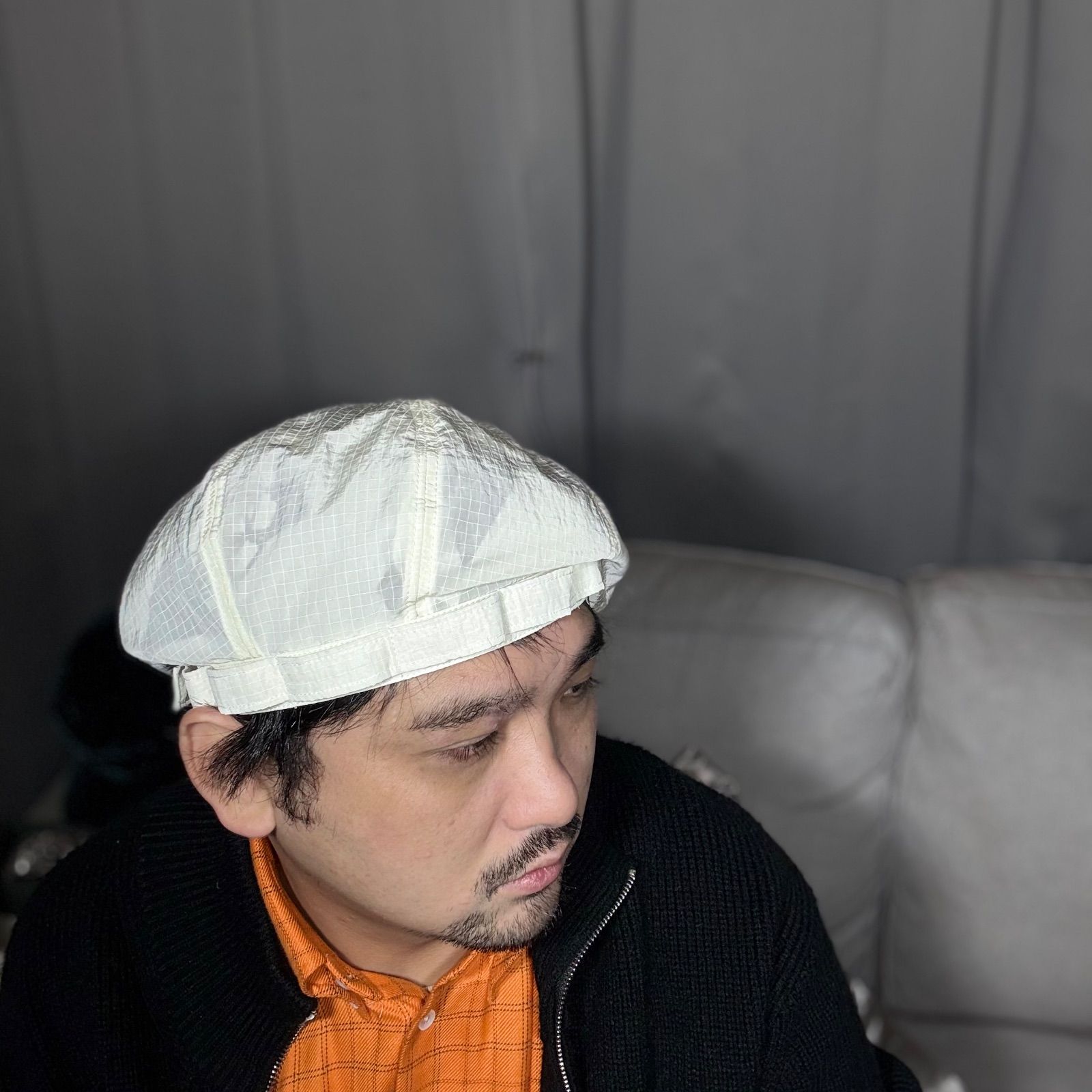 OPHITES RITES MONOFILMENT RIPSTOP BERRET OFFWHITE