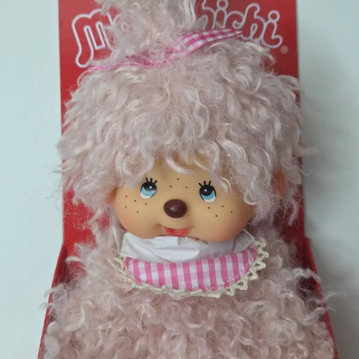 モコモコ モンチッチ ぬいぐるみ ピンク 新品 ボックス含む オファー