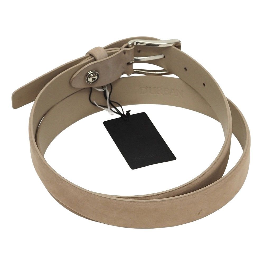 D URBAN ヌバックレザー ベルト サイズ F ベージュ イタリア製 ダーバン メンズ 3 WL L 06116 KEC 17