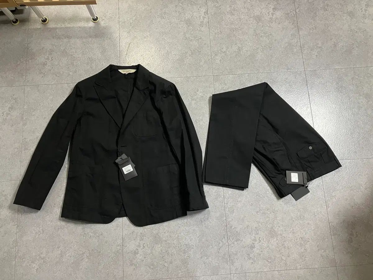 マン イン ジャングル セットアップ ブラック Lunor