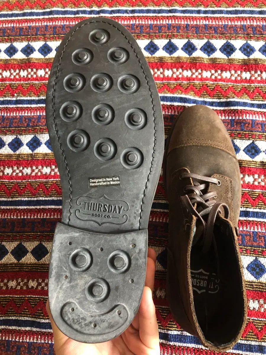 ブラウン スウェード