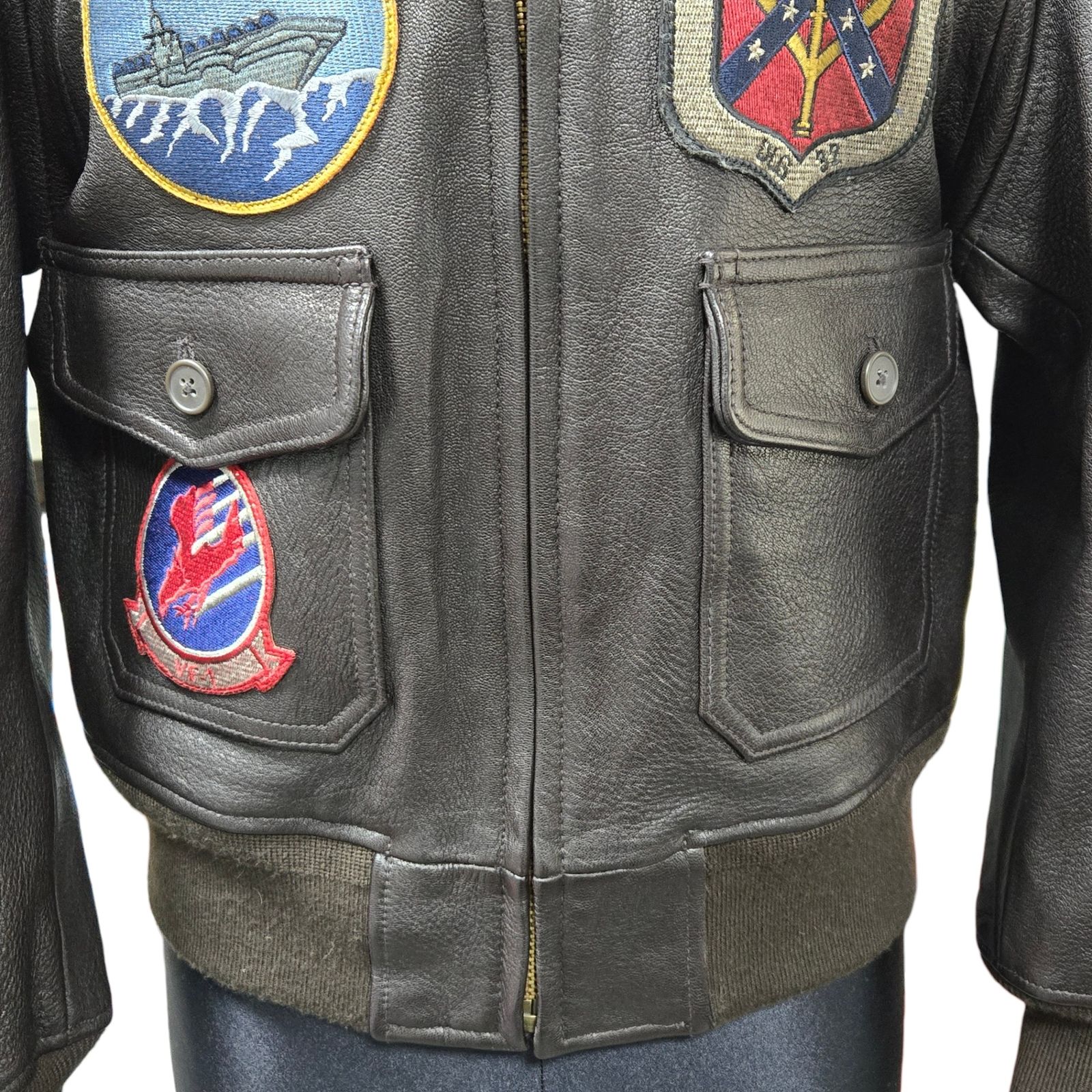 AVIREX アヴィレックス G 1 フライトジャケット 783-4950011 トップガン ヤギ革 ゴート GOAT サイズ36 レディース 品