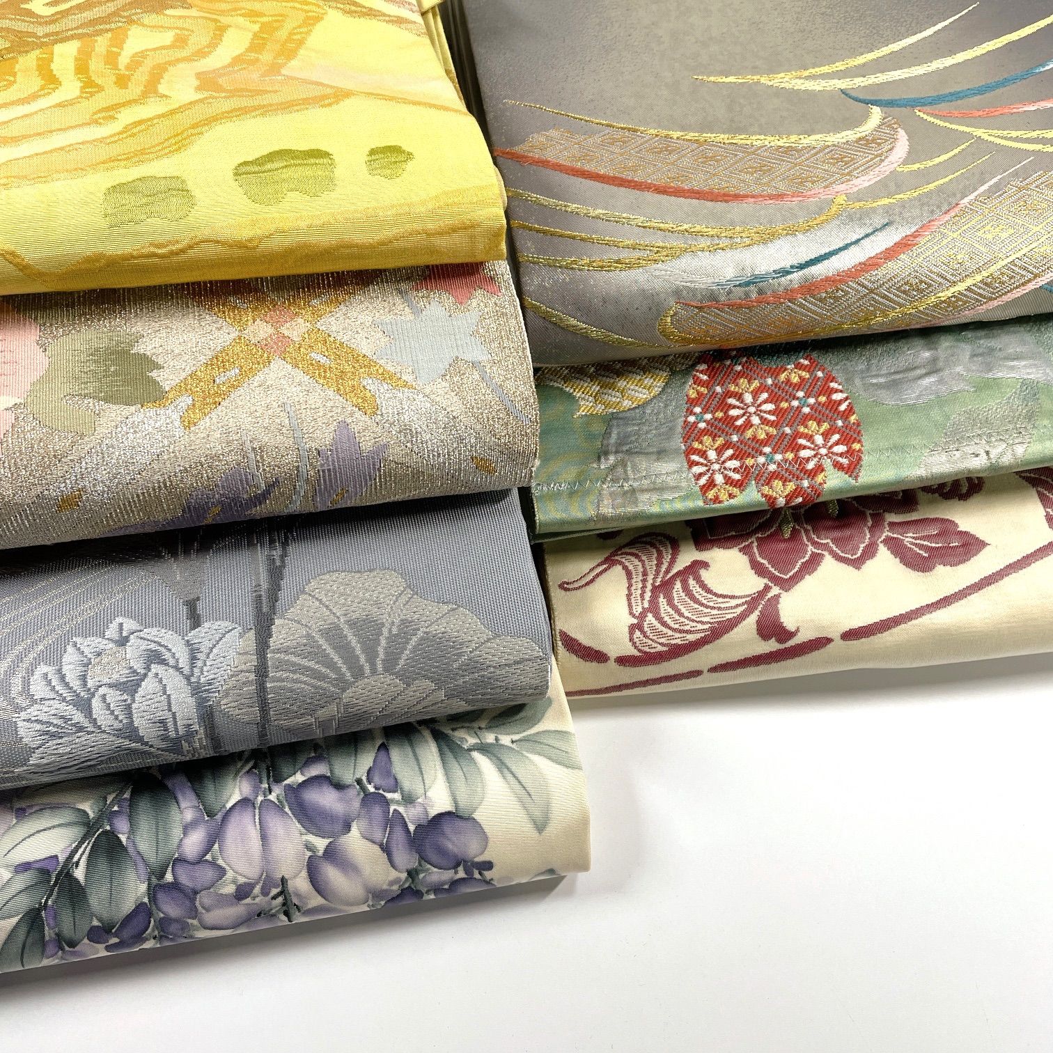 名古屋帯おまとめページ 楽天市場】名古屋帯 未使用 ベージュ 鳥獣戯画 西陣織 田中伝 普段用