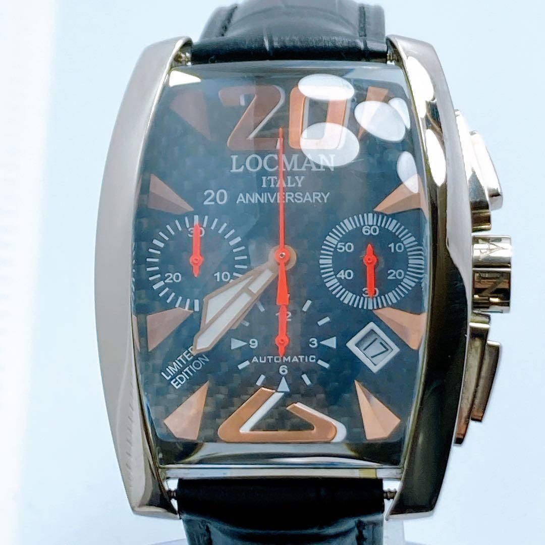 619 ロックマン パノラマ 300本 クロノグラフ 自動巻き 腕時計