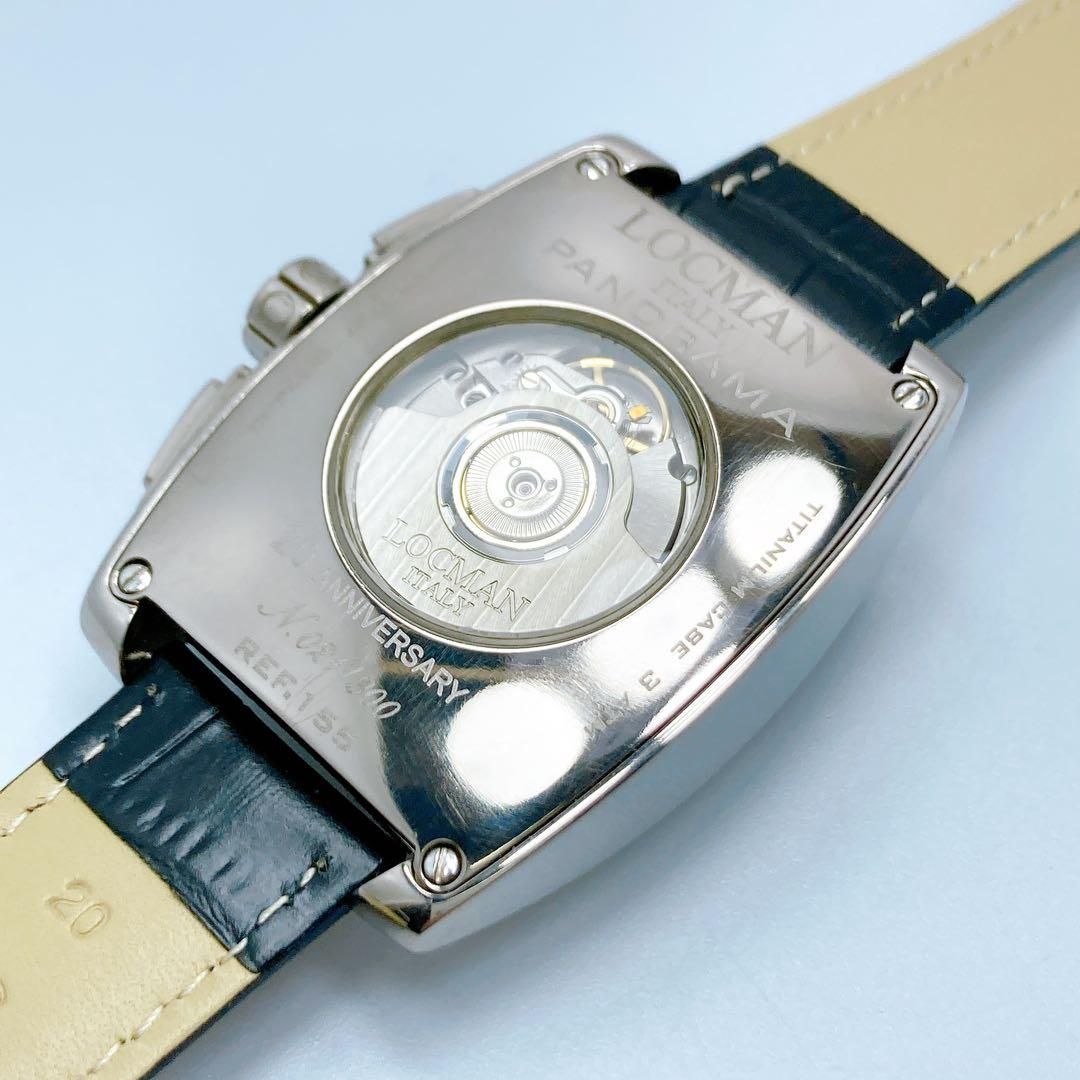  619 ロックマン パノラマ 300本 クロノグラフ 自動巻き 腕時計 スラックス 自動巻き時計 腕時計(アナログ)