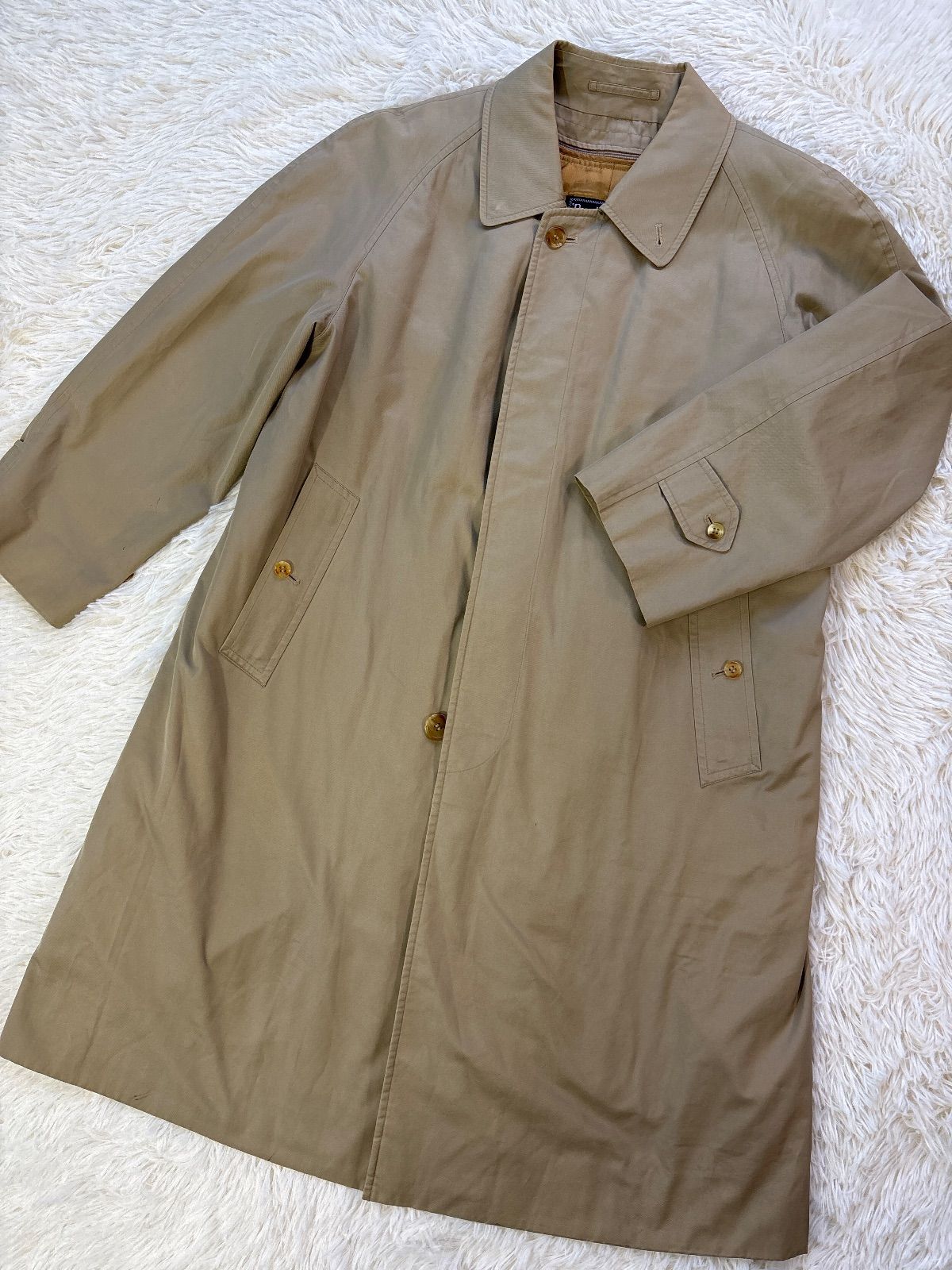 BURBERRY バーバリー コート メンズM相当 裏地ライナー付き ベージュ