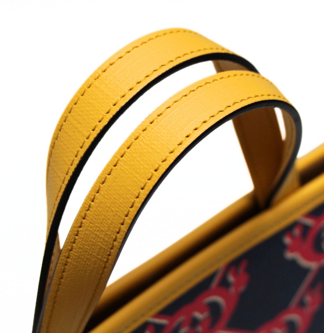  グッチ GUCCI チルドレンズトート スネイル PVC×レザー ネイビー×赤×イエロー 605614 72920 トートバッグ バッグ