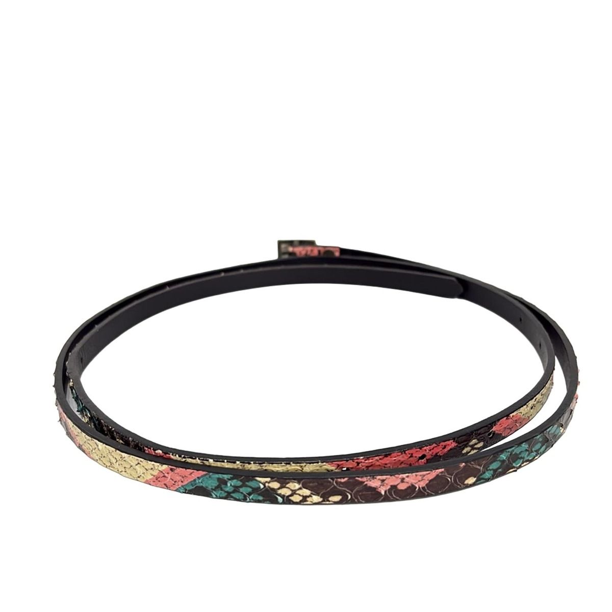 DRIES VAN NOTEN(ドリスヴァンノッテン) ベルト 75 - ピンク×ダーク