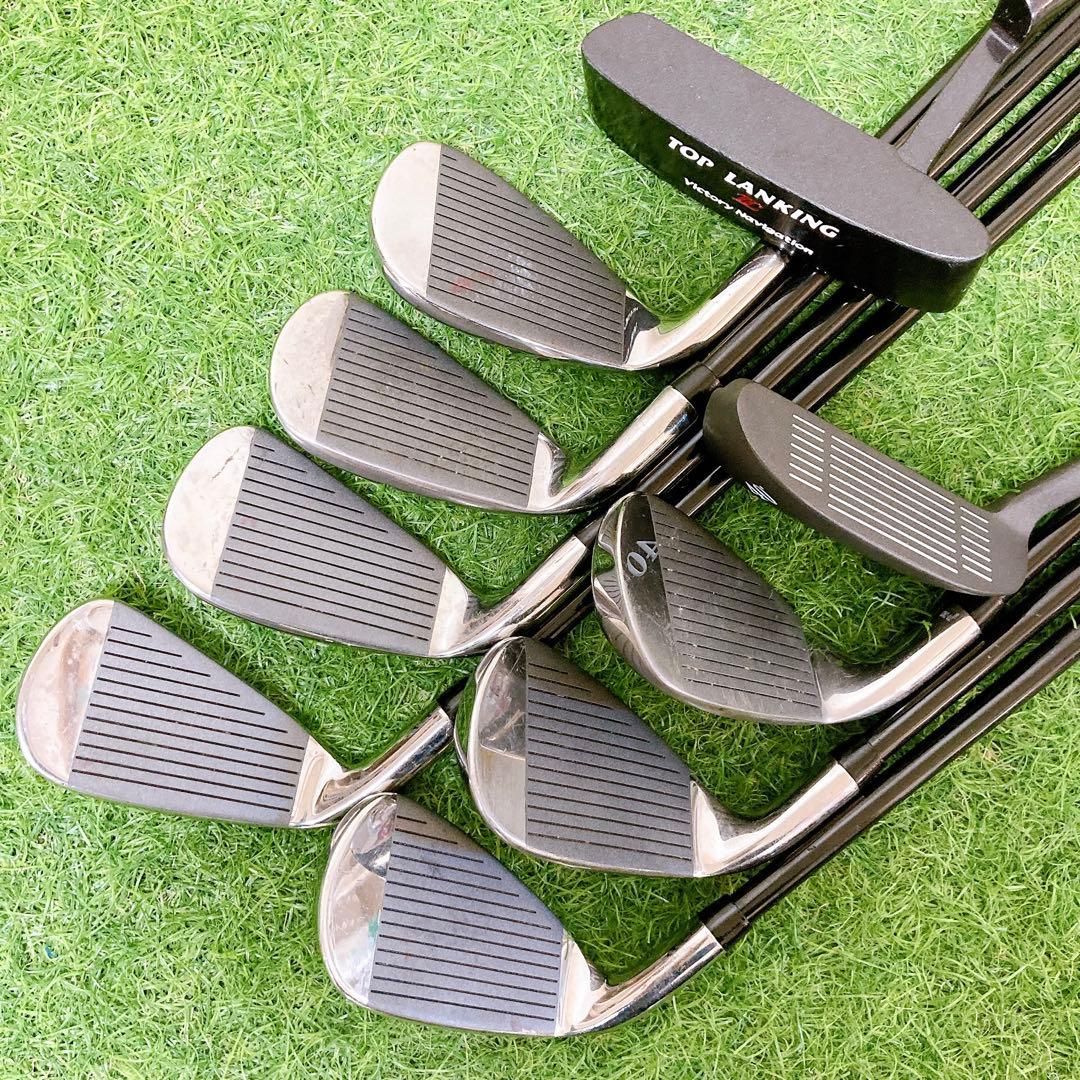 H2.ツアーステージ　初心者オススメ　ゴルフクラブ　メンズセット　右利き　12本 5.ミズノ 初心者オススメ ゴルフクラブ メンズセット 右利き 13本