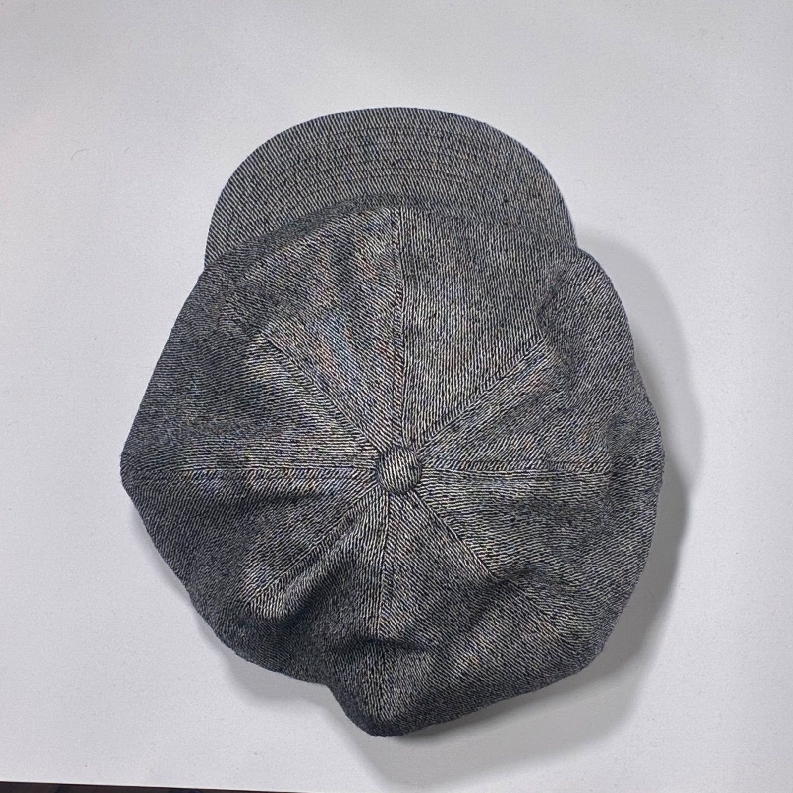 OPHITES ”TRAILS” SILK-WOOL MELANGE CASQUETTE GREY