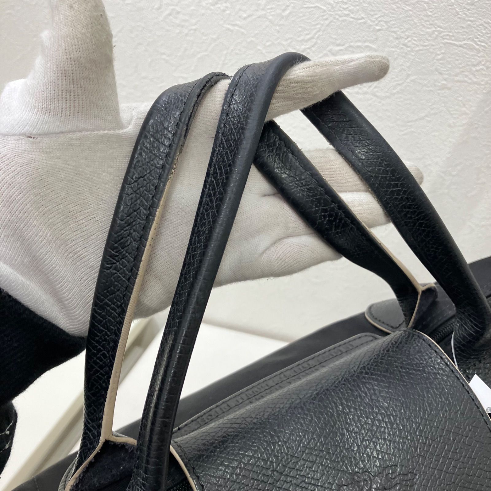 7644 LONGCHAMP ロンシャン ハンドバッグ ルプリアージュ ホース 馬 