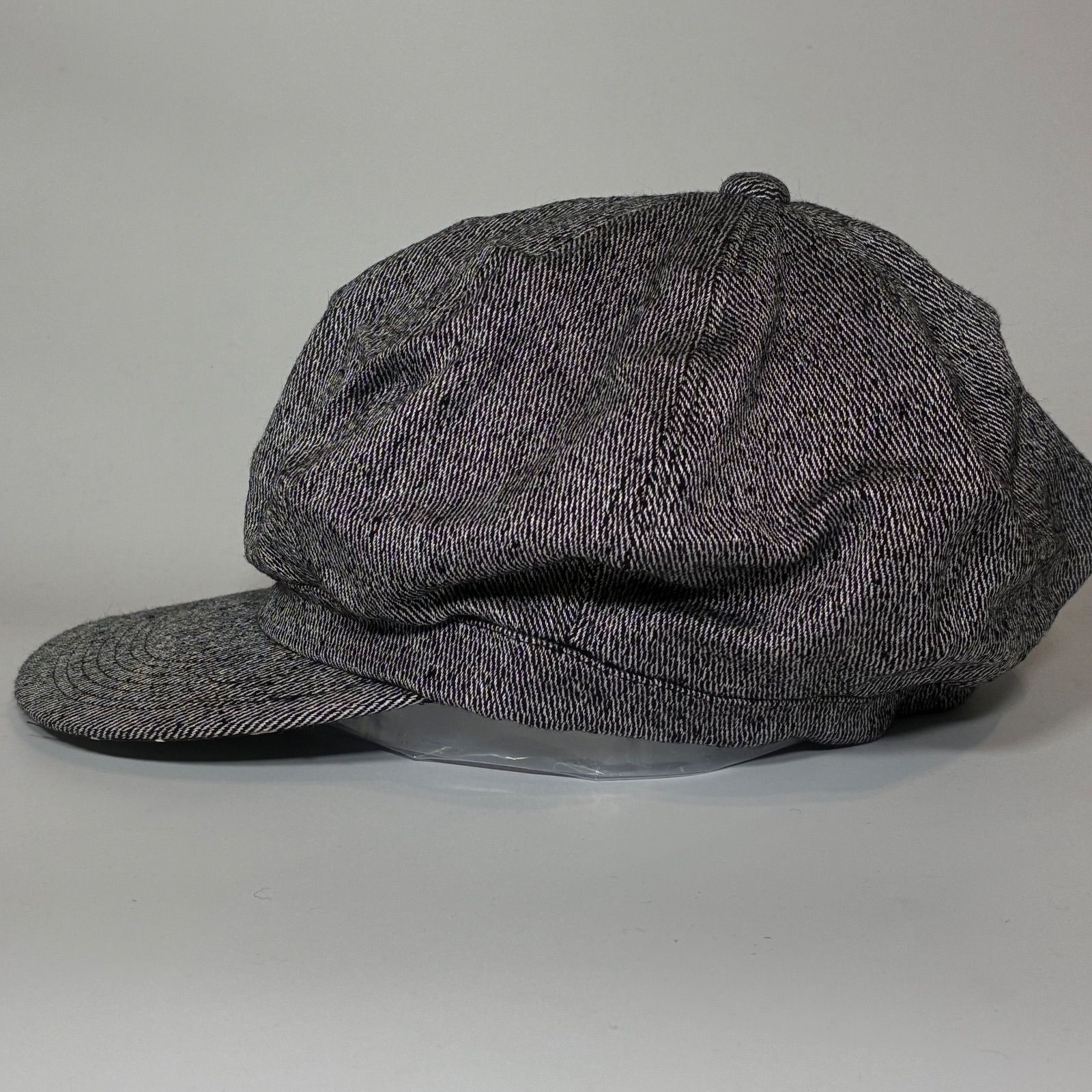 OPHITES ”TRAILS” SILK-WOOL MELANGE CASQUETTE GREY