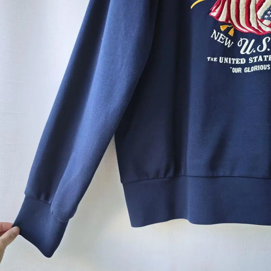 ポロラルフローレン USA イーグル 刺繍 コットンモダール ブレンド