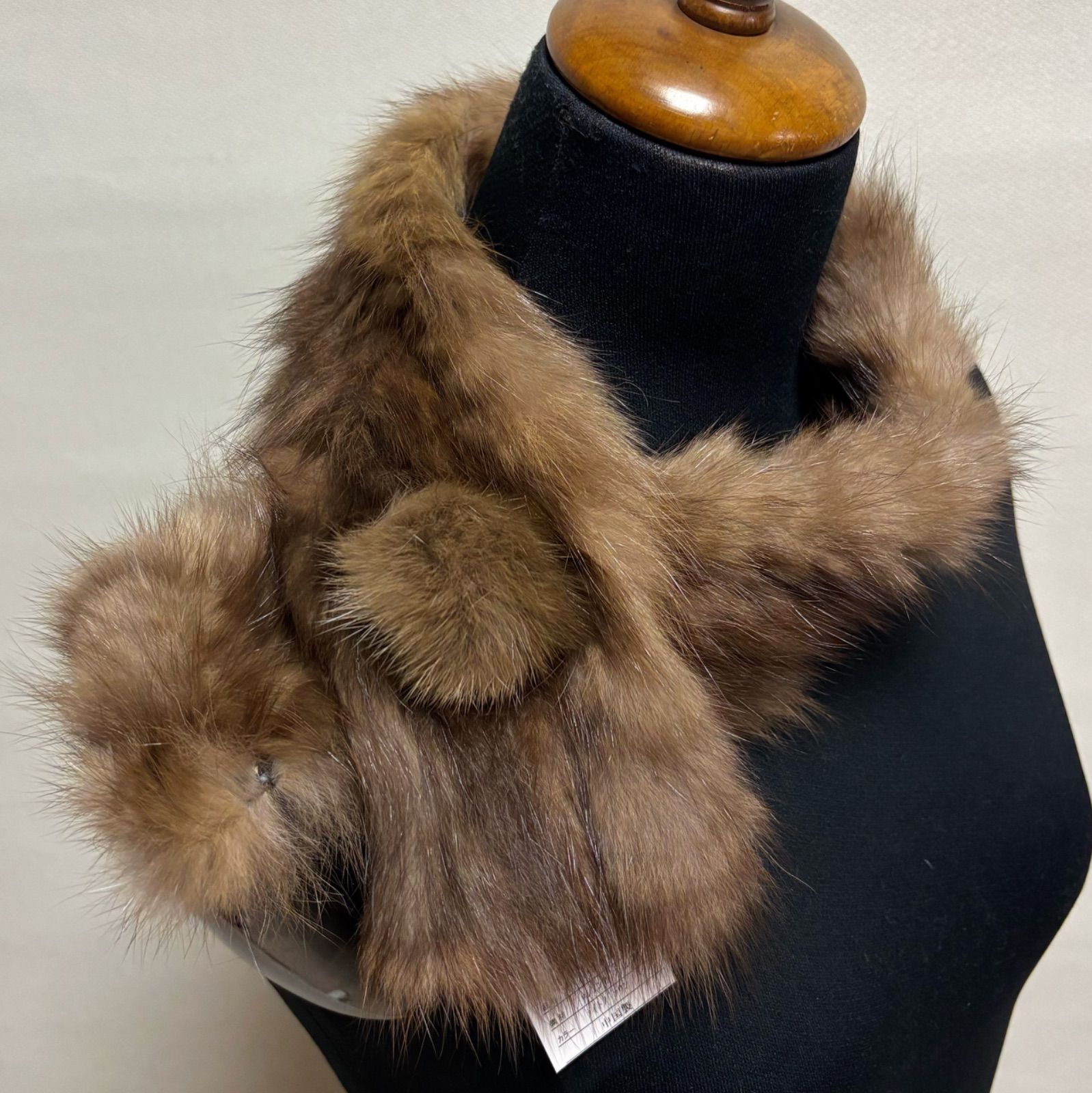 イタリア製セーブル　マフラー 楽天市場】ロシアンセーブルマフラーの通販