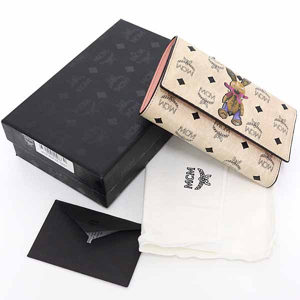 エムシーエム MCM 三つ折りウォレット ヴィセトス ラビット 三つ折り