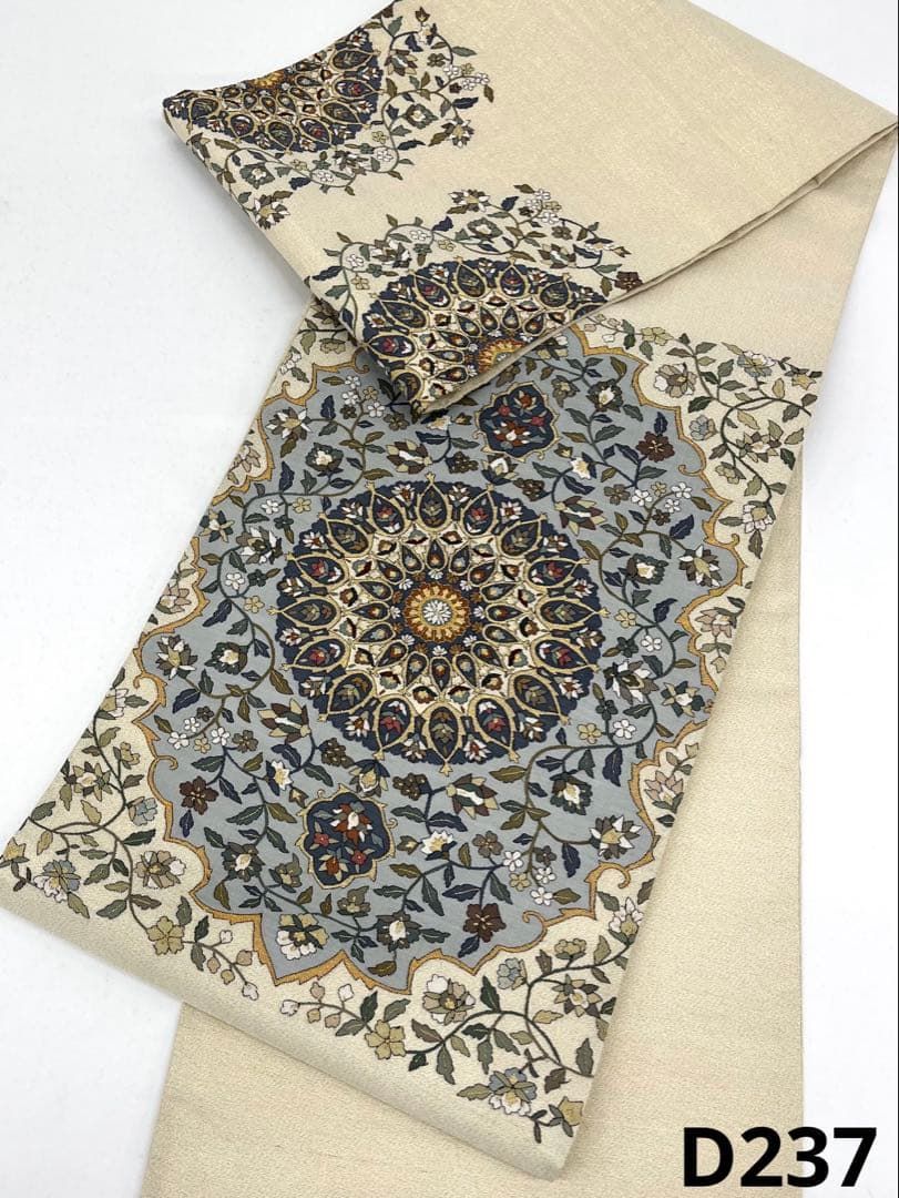 特選 明綴れ 袋帯 大華紋 正絹 お太鼓柄 D237 - メルカリ