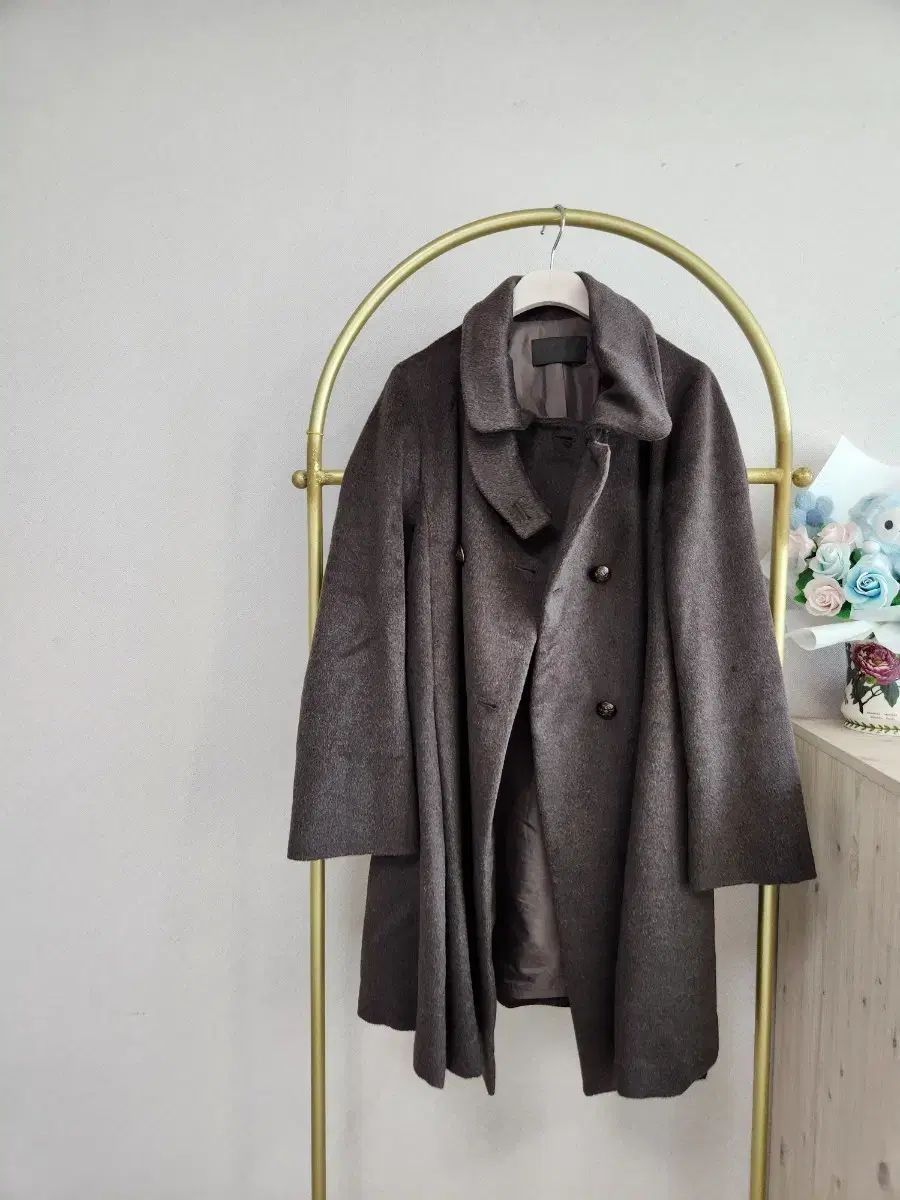 ハンサム マイン ウール ダブル コート 88 98 165