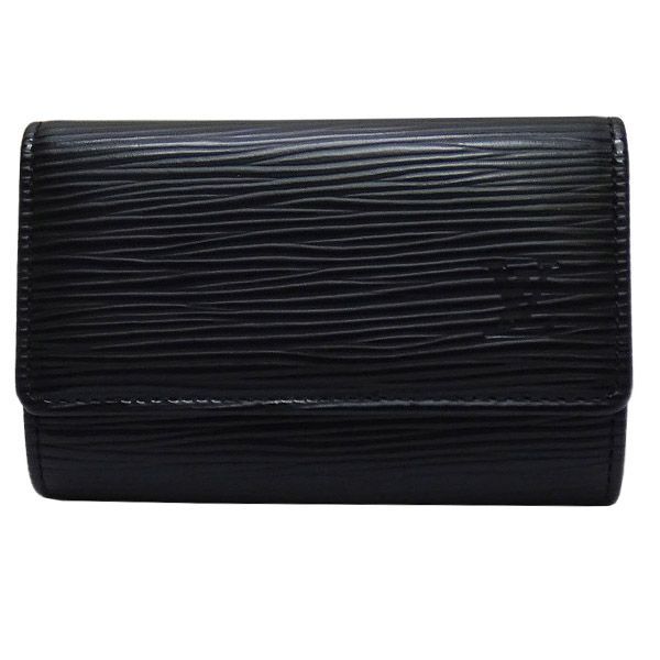 Ａ ルイ ヴィトン LOUIS VUITTON エピ ６本用 キーケース ミュルティクレ６ Ｍ６３８１２ ブラック