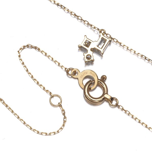 アーカー ネックレス ダイヤ ダイヤモンド 0.13ct モザイクソラナ 