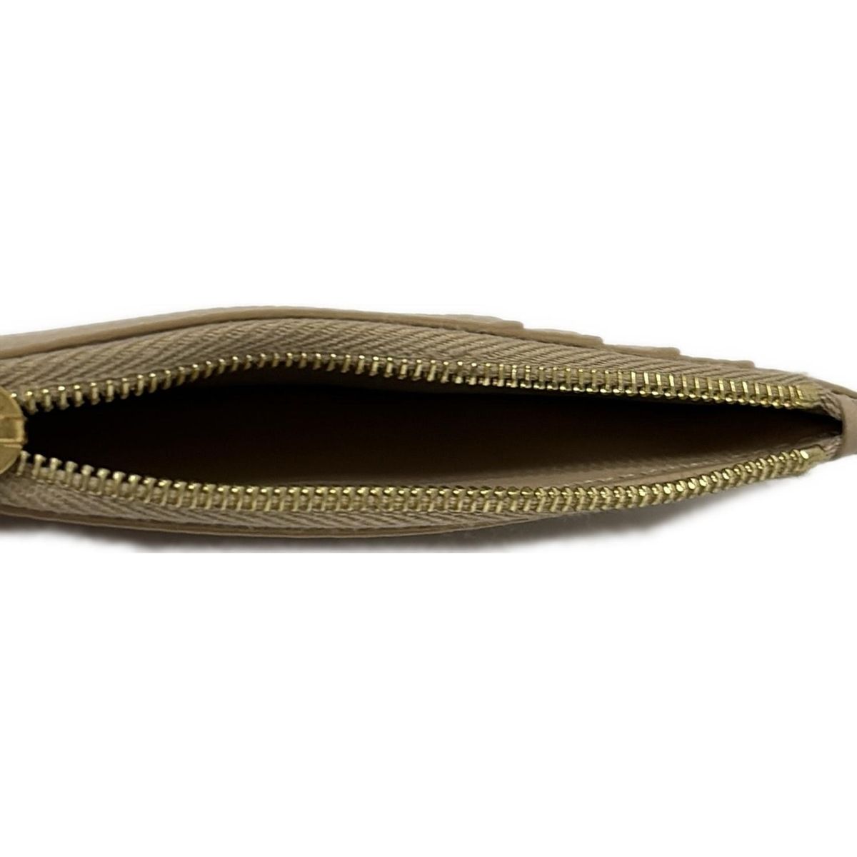  CELINE セリーヌ コインケース ジップド コンパクト カード ホルダー ベージュ レザー その他 折り財布