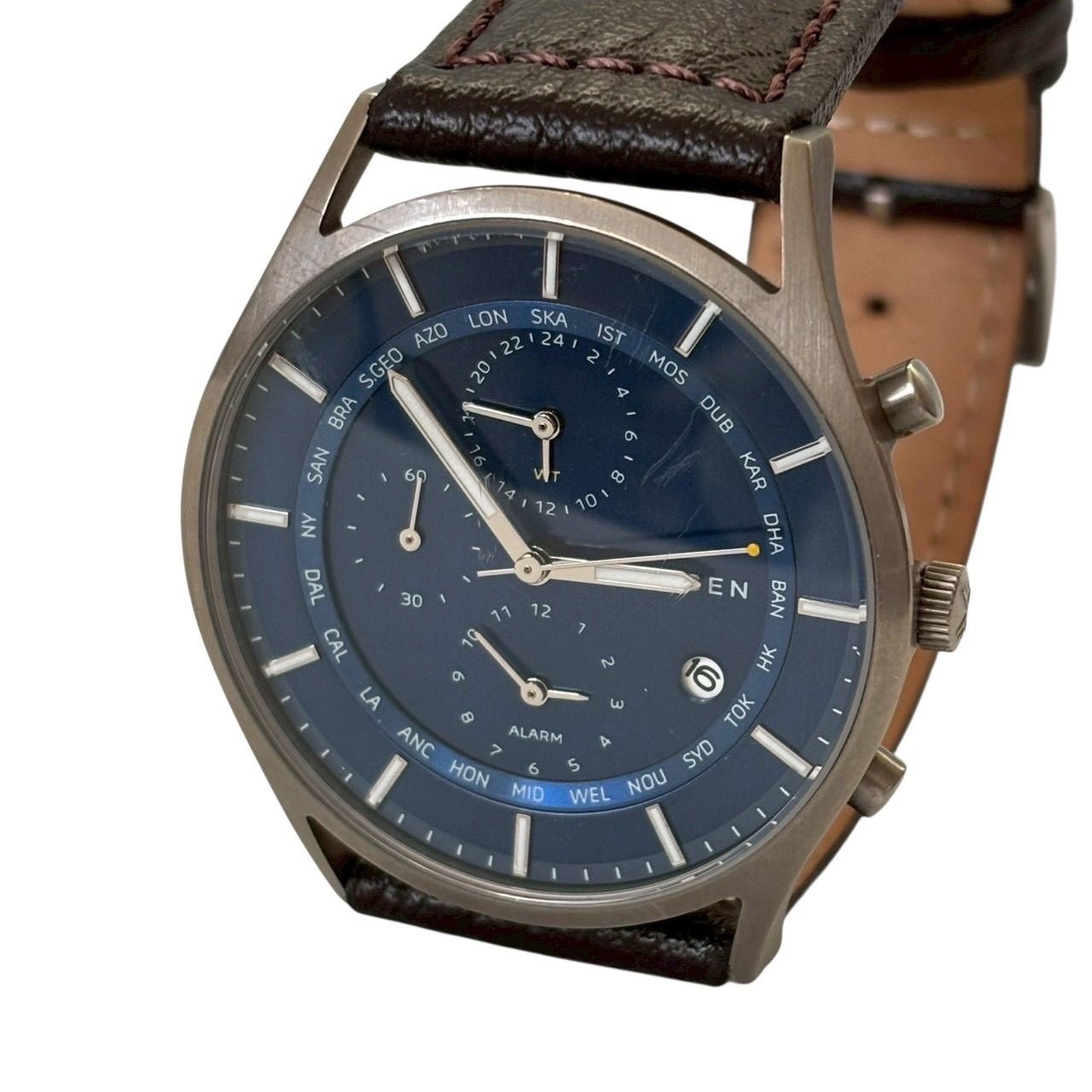 レザー ダークブラウン