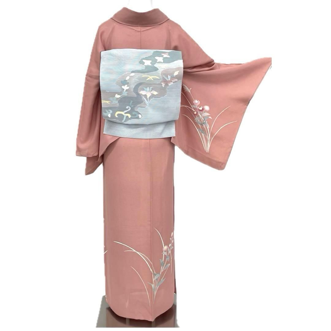 着物と帯 時流 SK 25705 s 正絹 夏着物 訪問着 大きいサイズ 絽