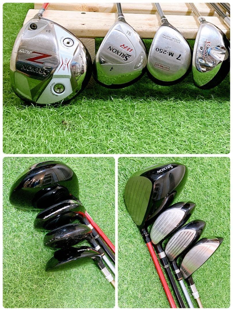 H3.スリクソン 初心者オススメ ゴルフクラブ メンズセット 右利き 13本