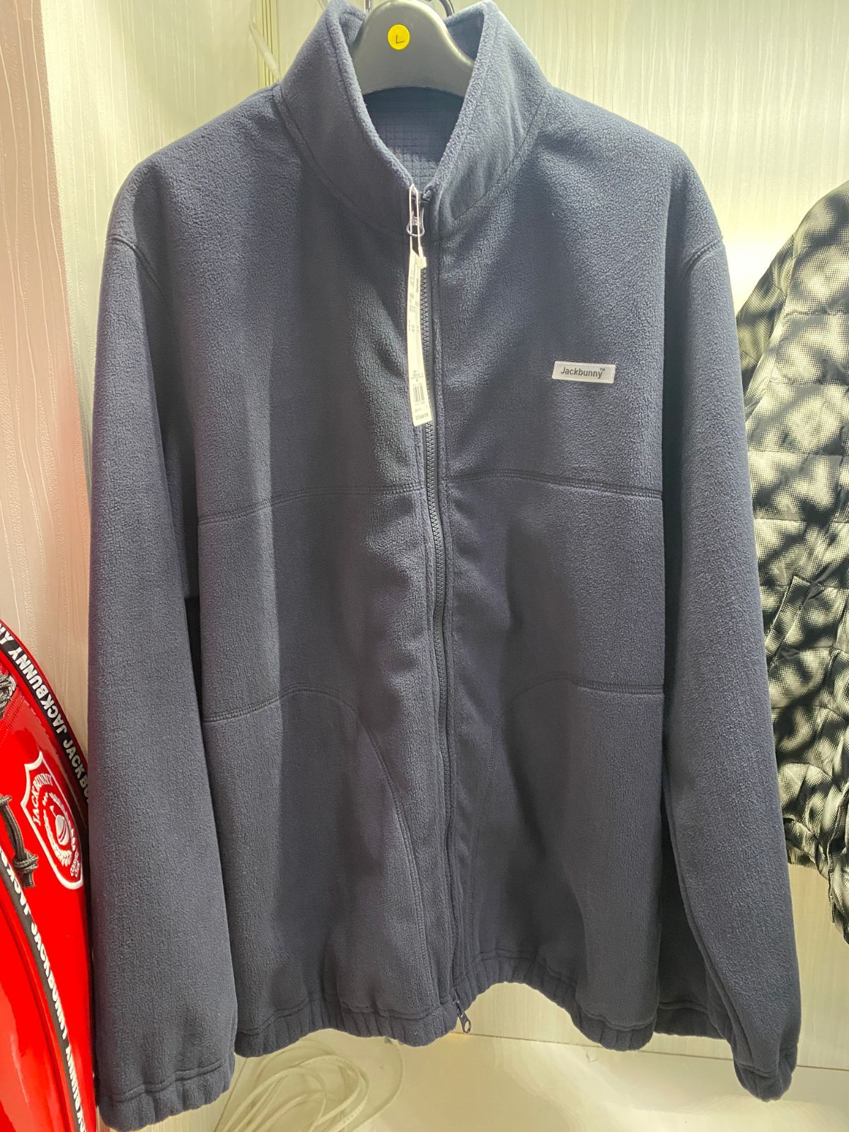 ジャックバニー フリースアウター 防風 メンズ ゴルフ