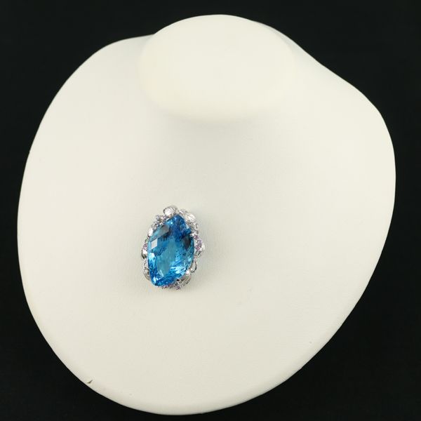 トパーズ 72.53ct ダイヤ ダイヤモンド 0.10ct サファイア 0.60ct