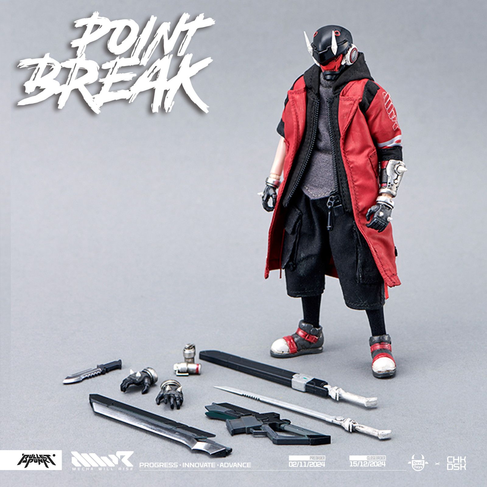 DXIII Point Break Version 1 12 Scale Action Figure ポイント ブレイク 完成品 可動フィギュア Devil Toys デビルトイズ